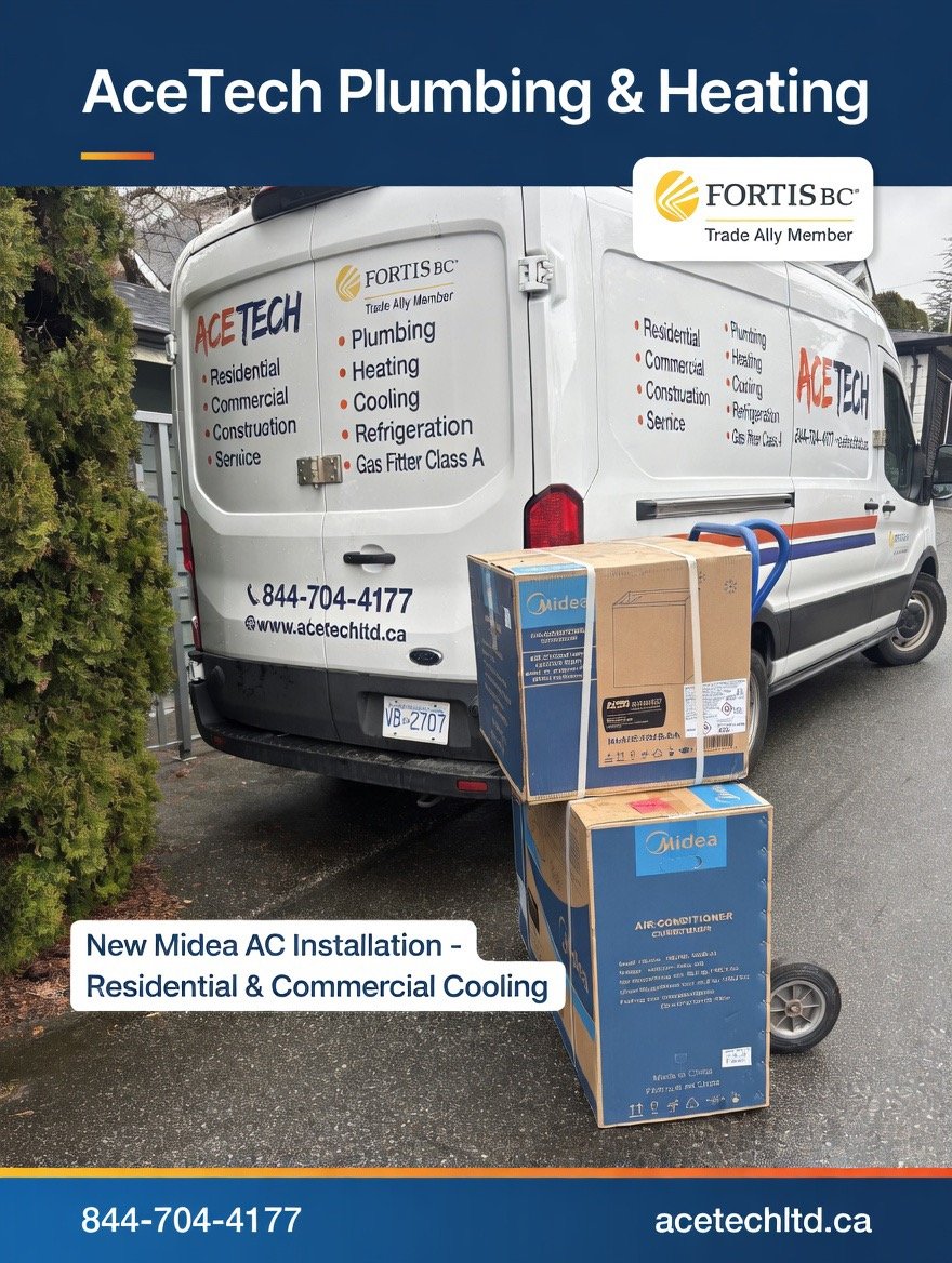 AceTech Midea Air Conditioner Installation - Residential and Commercial